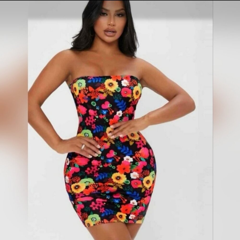 Shein Strapless Dress